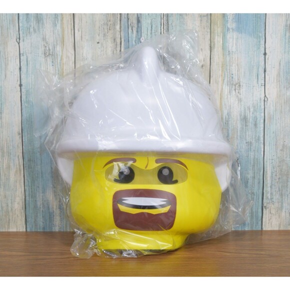RARE LEGO Minifigure Firefighter Mask & Hands Costume Accessory Disguise NEW - Picture 1 of 6